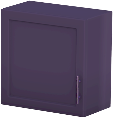 Datei:Schwarzer eintüriger Hängeschrank - Rechter Handgriff 2.png