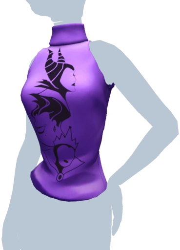 Datei:Lila T-Shirt "Good To Be Bad".png