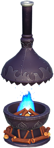 Datei:Kreisförmig geprägter Metallkamin.png