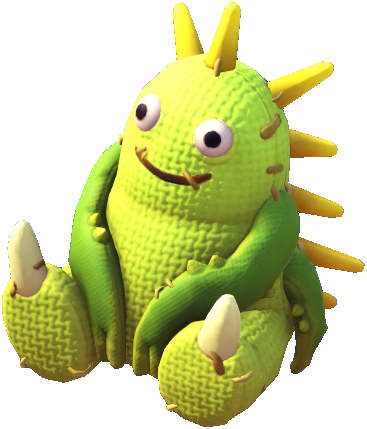 Datei:Grünes stacheliges Plüschtier.png