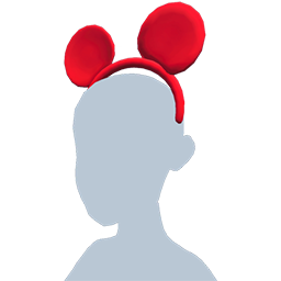 Datei:Roter Haarreif mit Ohren von Micky.png