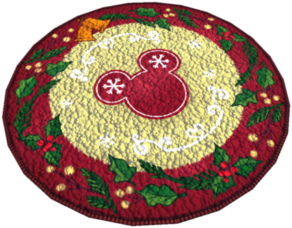 Datei:Runder winterlicher Teppich mit Micky.png