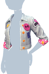 Datei:Hellgraue Jeansjacke mit Aufnäher "Micky Maus".png