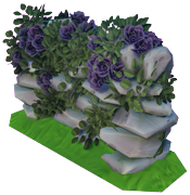 Datei:Steinzaun mit schwarzen Rosen.png