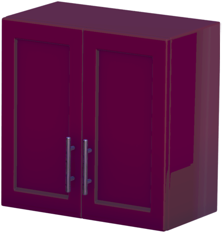 Datei:Roter Hängeschrank mit Doppeltüren.png