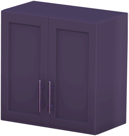 Datei:Schwarzer Hängeschrank mit Doppeltüren 2.png