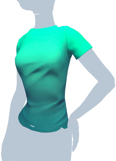 Datei:Schlichtes türkises T-Shirt.png