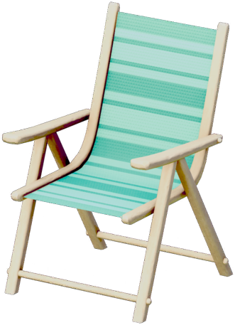 Datei:Grüngestreifter Strandstuhl.png