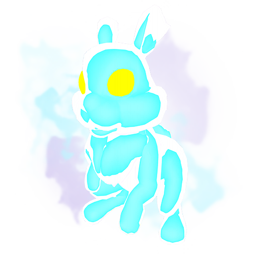 Datei:Blaues skurriles Kaninchen.png