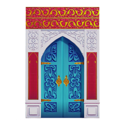 Datei:Verzierte blaue Tür.png