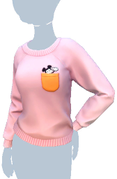 Datei:Rosa Pulli mit Brusttasche "Micky Maus".png