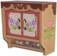 Lila Blumenschrank der Alpen
