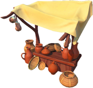 Töpferstand vom Agrabah-Markt