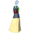 Mulans Kleid