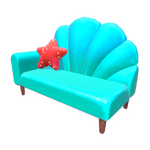 Muschelsofa und Seesternkissen