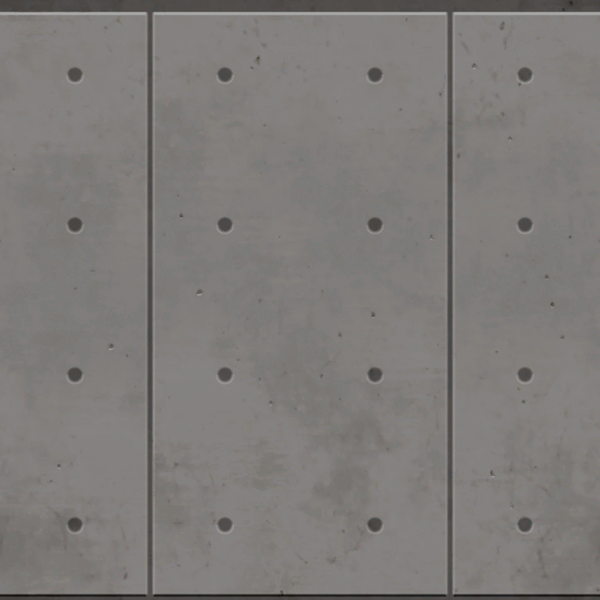 Datei:Graue perforierte Betonwand.png