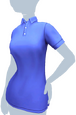 Blaues Poloshirt