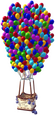 "Das Abenteuer wartet!"-Ballonkorb