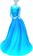 Eisblaues Kleid