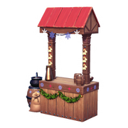 Stand mit heißem Kakao