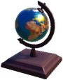 Schreibtisch-Globus