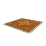 Orangefarbener Agrabah-Teppich