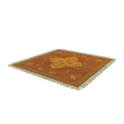 Orangefarbener Agrabah-Teppich