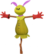 Rabbits Vogelscheuche