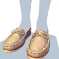 Beige Mokassins