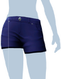 Marineblaue Jeansshorts