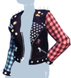 Jacke einer Punk-Prinzessin