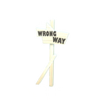 Wegweiser "Falsche Richtung"