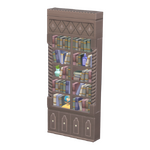 Herrschaftliches Bücherregal mit Grünzeug