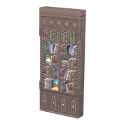 Herrschaftliches Bücherregal mit Grünzeug