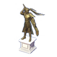 Statue von Lance Slashblade