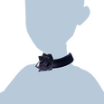 Schwarzes Rosenhalsband