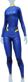 Blauer Neoprenanzug