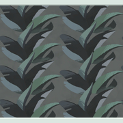 Dunkle Tapete mit tropischen Blättern