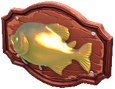 Goldene Piranha-Trophäe