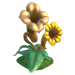 Riesige Trompetenblumen