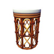 Barhocker aus Korbgeflecht