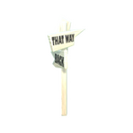 Doppelrichtungsschild