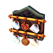 Haken für Tassen und Abzeichen