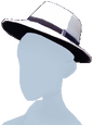 Oswald'scher schwarz-weißer Fedora