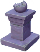 Kleine uralte Säule