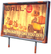 Plakatwand von WALL·E