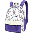 Platinfarbener holografischer Rucksack