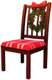 Stuhl fürs Weihnachtsfestmahl