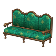 Verziertes Sofa
