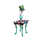 Tisch und Lampe "Hutmacher"